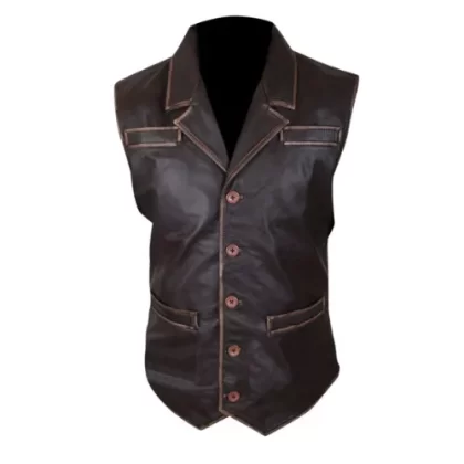 Cowhide Leather Vest