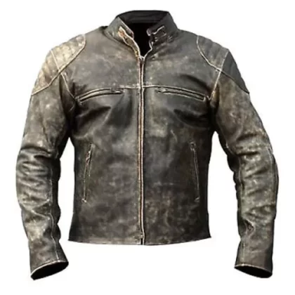 Vintage Motorcycle Leather Jacket